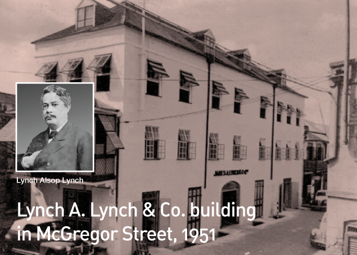 Lynch A. Lynch & Co. building in McGregor Street, 1951